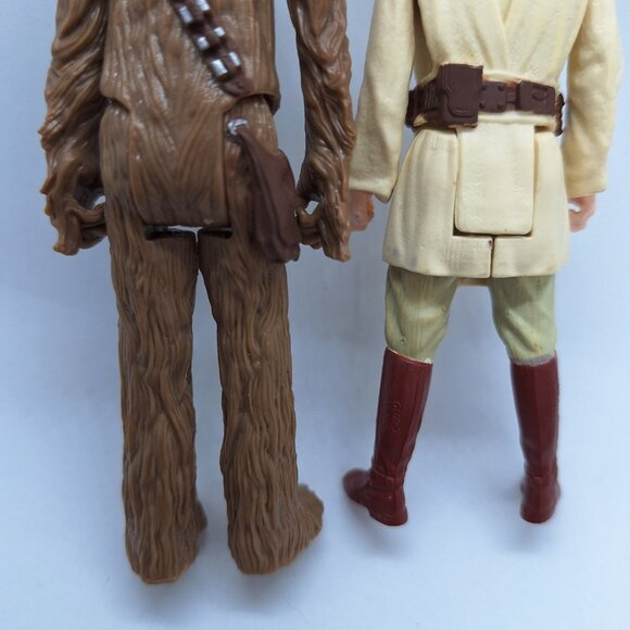 2013 Star Wars Figures Chewbacca‎ & Obi-Wan Kenobi Poseable Arms And Legs - Picture 8 of 11
